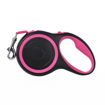 Automatic Retractable Leash With LED Flashlight One Tow Two Double-Headed Dog Walking Leash Dog Chain Pet Supplies