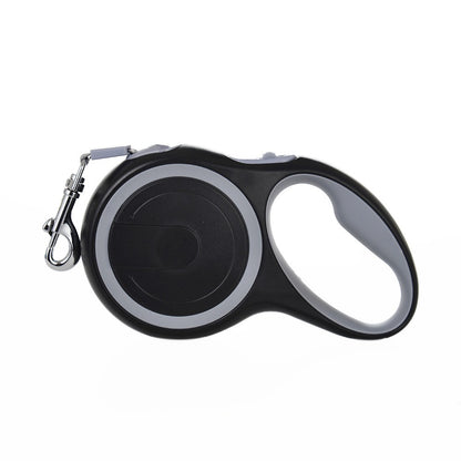 Automatic Retractable Leash With LED Flashlight One Tow Two Double-Headed Dog Walking Leash Dog Chain Pet Supplies