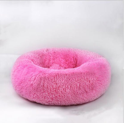 Pet Dog Bed Comfortable Donut Cuddler Round Dog Kennel Ultra Soft Washable Dog and Cat Cushion Bed